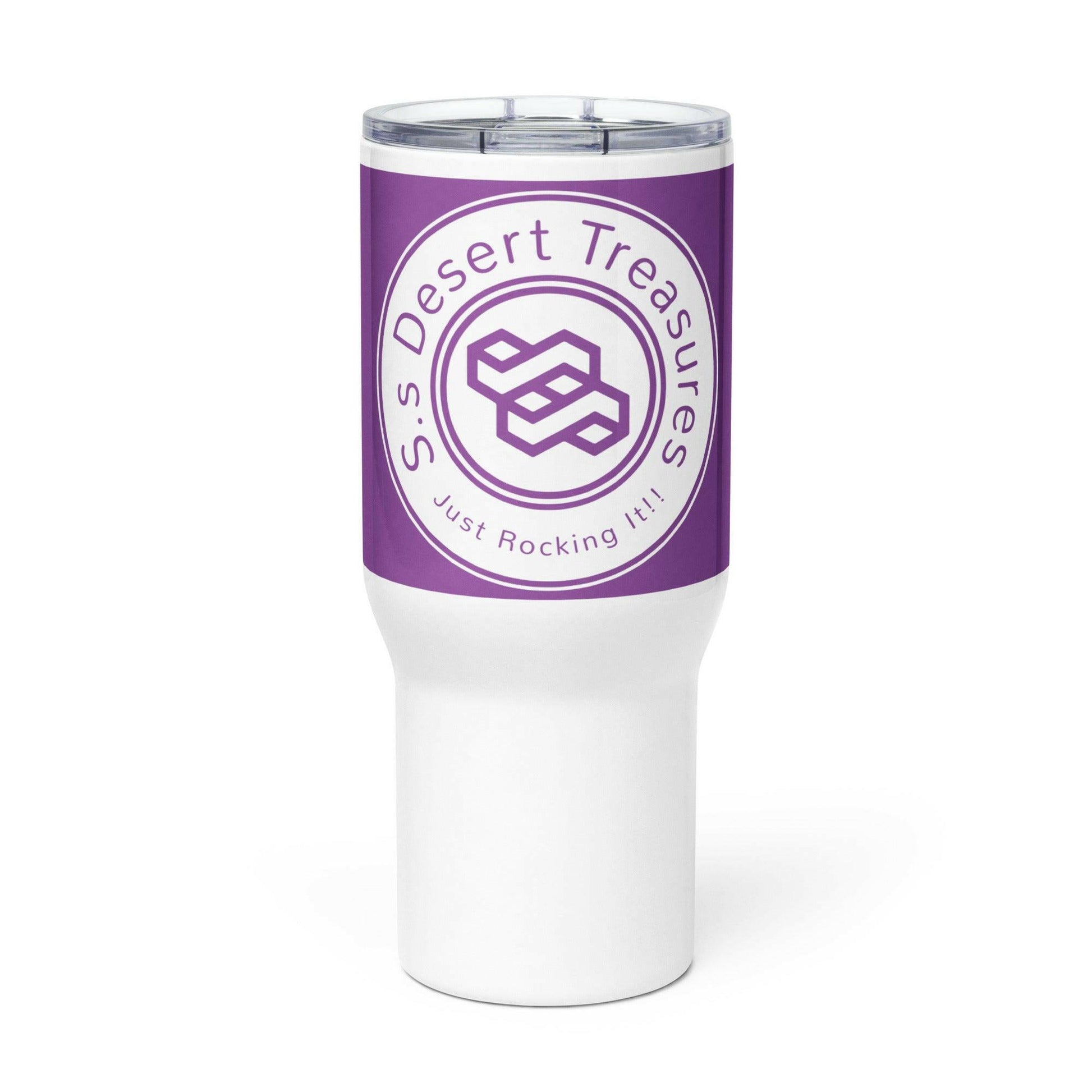 Travel mug with a handle - S.s Desert Treasures 